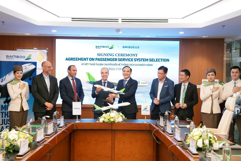 Bamboo Airways coopère avec Amadeus pour moderniser complètement ses services