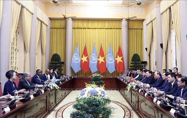Le chef de l’Etat s’entretient avec le Secrétaire général de l’ONU