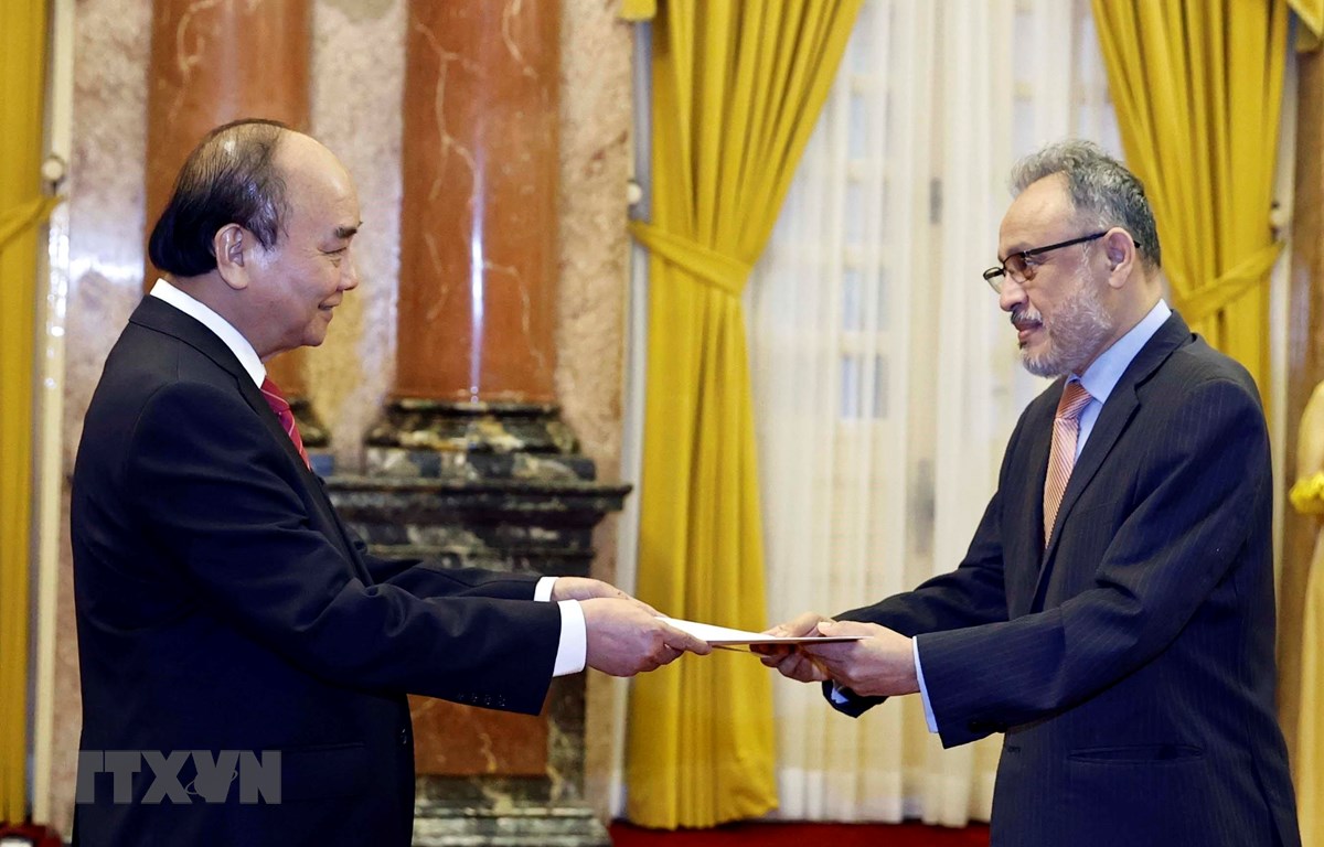 Le président Nguyen Xuan Phuc reçoit de nouveaux ambassadeurs