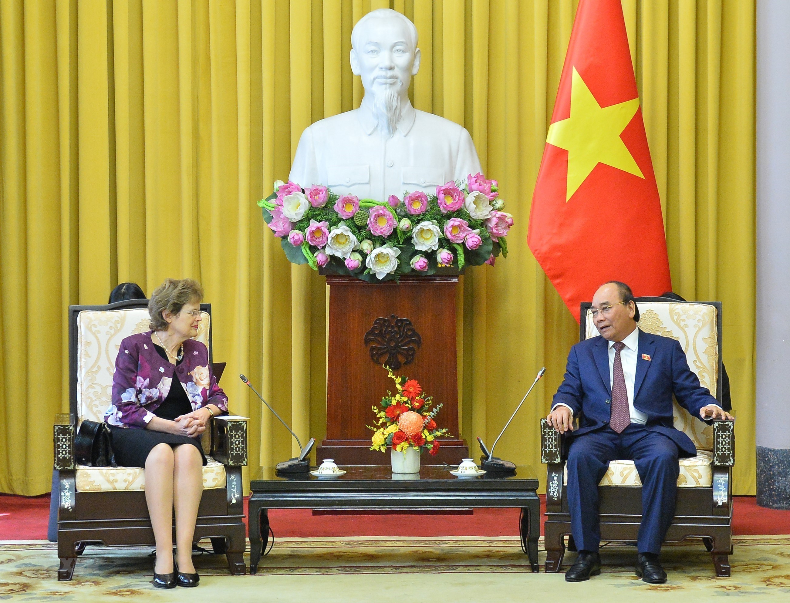 Le président Nguyen Xuan Phuc reçoit la gouverneure d Australie-Méridionale