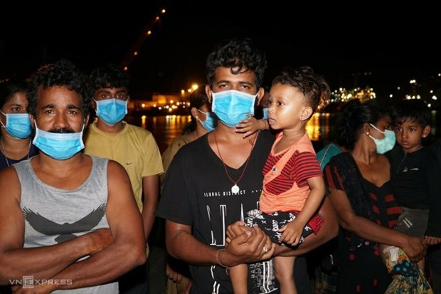 Bà Ria-Vung Tàu tous les Sri Lankais en détresse secourus en pleine mer ont été ramenés à terre
