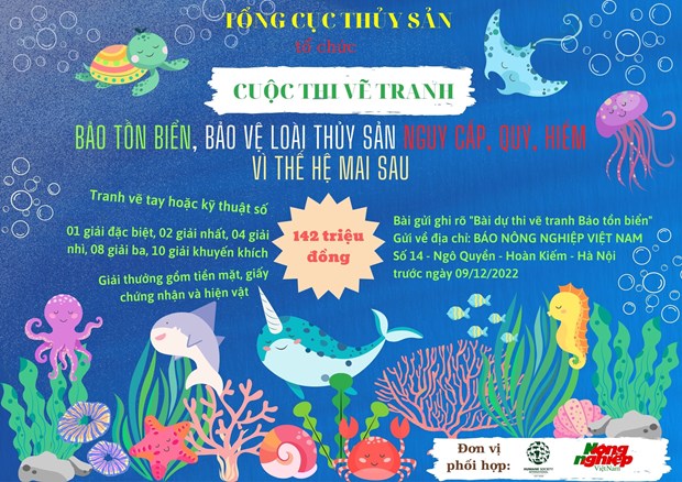 Lancement d un concours de dessin sur la préservation des espèces aquatiques rares