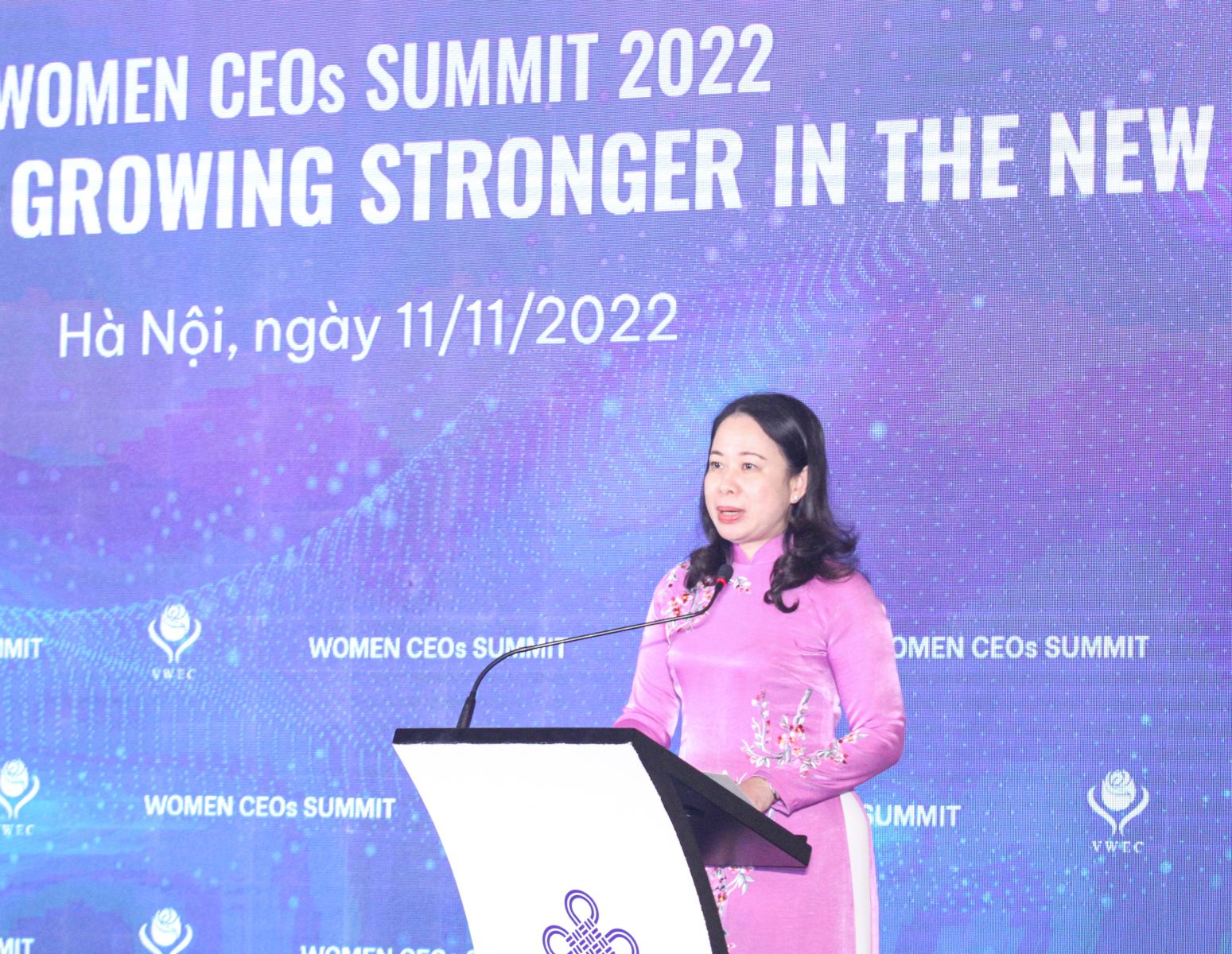La vice-présidente Vo Thi Anh Xuân au Sommet des femmes chefs d’entreprise de l’ASEAN 2022