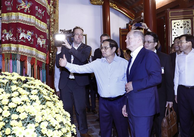 La visite au Vietnam d’Olaf Scholz relayée par la presse allemande