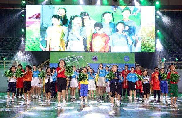 L UNICEF promeut le pouvoir du sport pour le développement des enfants vietnamiens