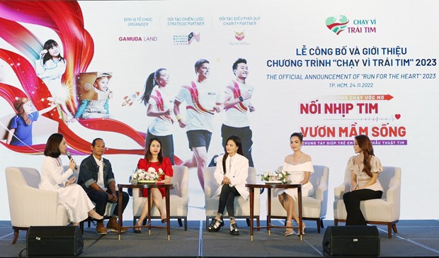 Lancement du programme caritatif Courir pour le cœur 2023