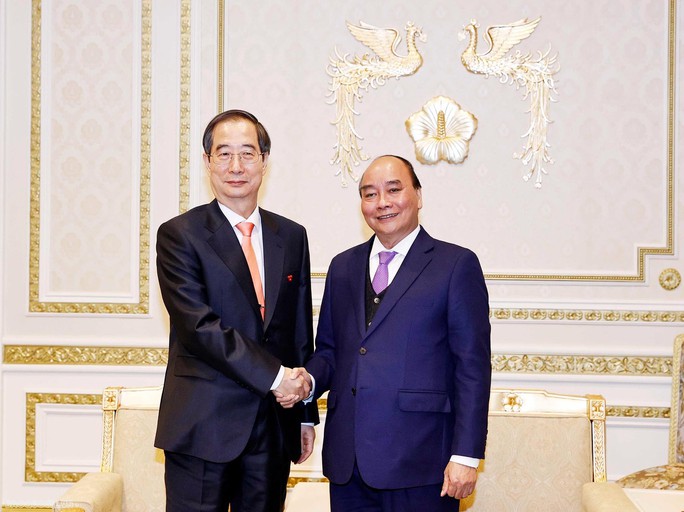 Le président vietnamien rencontre le Premier ministre sud-coréen