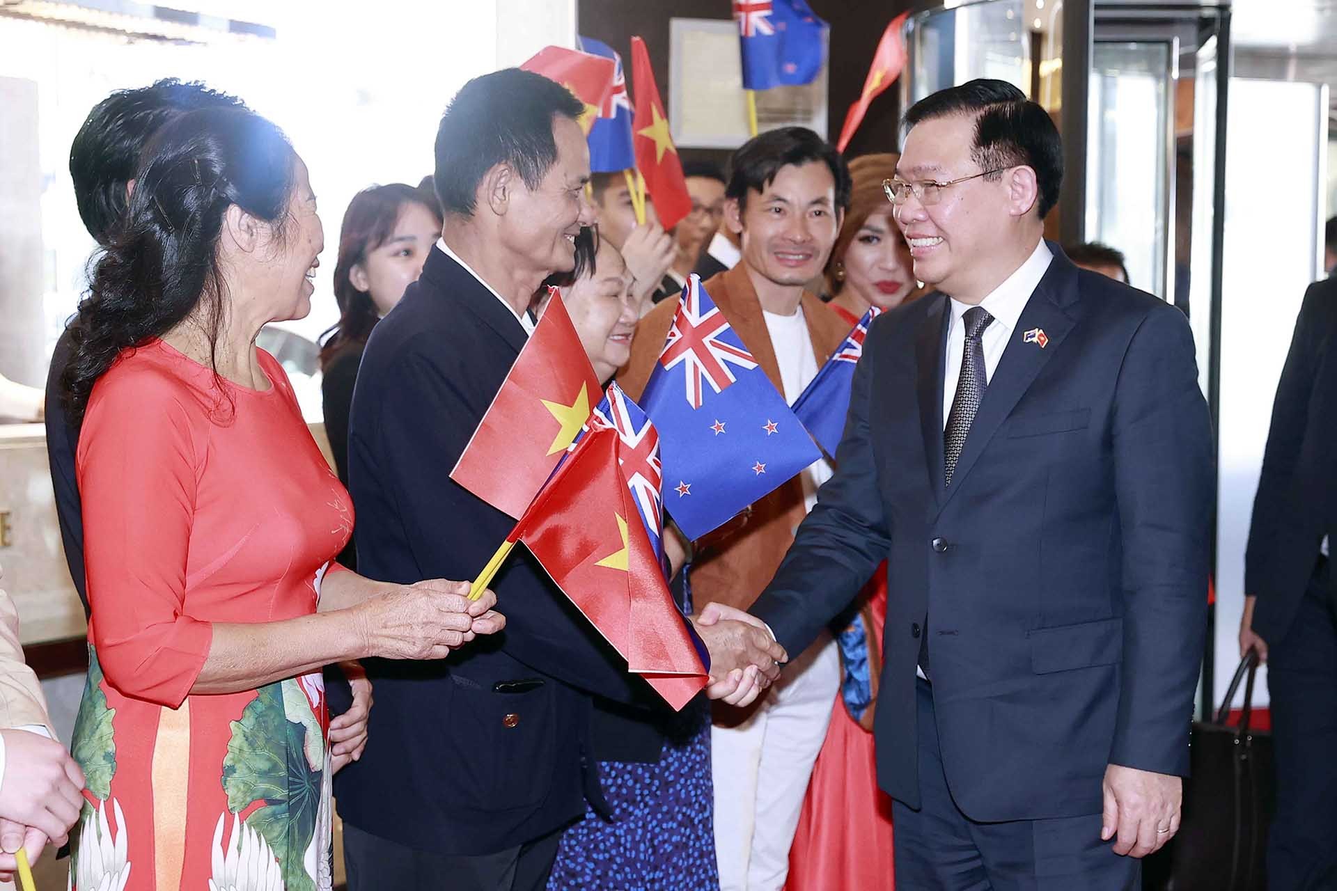 Le président de l’Assemblée nationale rencontre la diaspora en Nouvelle-Zélande