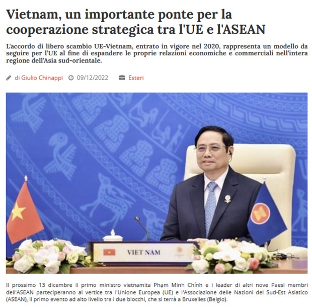 Le Vietnam, passerelle importante dans les relations entre l UE et l ASEAN