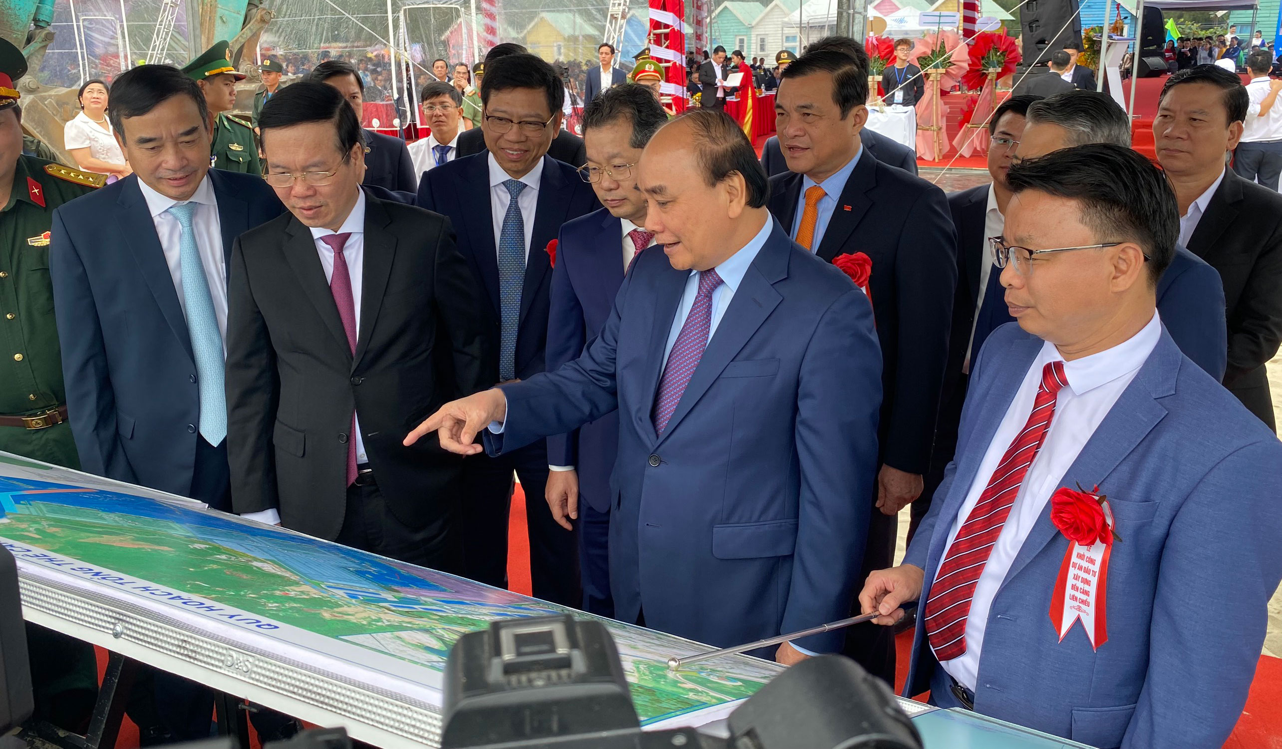 La construction des infrastructures partagées du projet de port Liên Chiêu à Da Nang