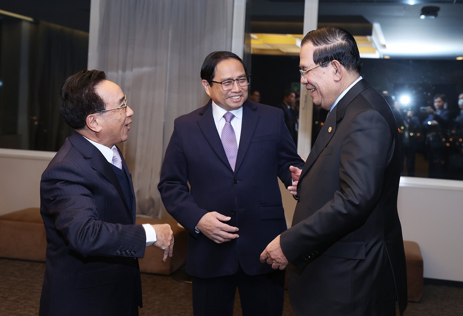 Les Premiers ministres vietnamien, lao et cambodgien se rencontrent en Belgique