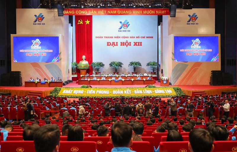 Ouverture du 12e Congrès national de l Union de la jeunesse communiste de Ho Chi Minh
