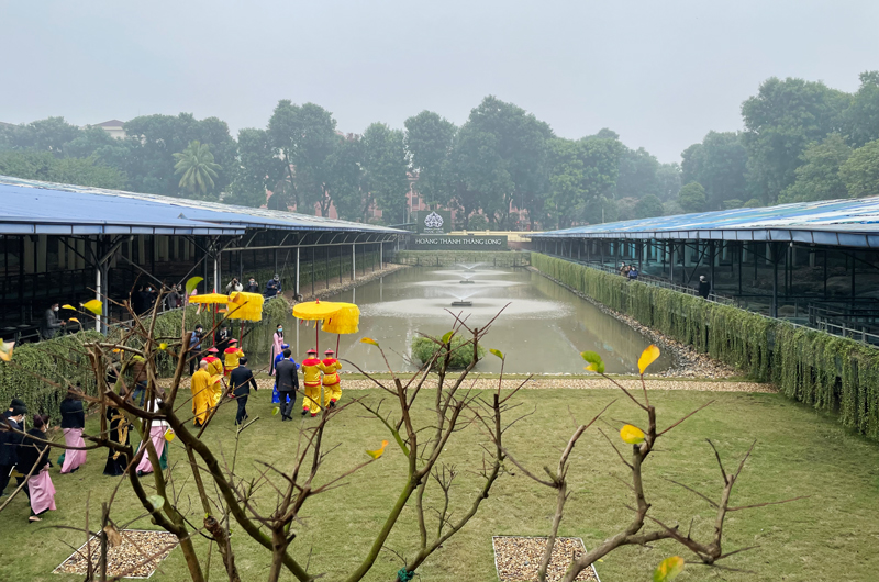 Reconstitution d’activités du Têt royal traditionnel à la Citadelle Impériale de Thang Long