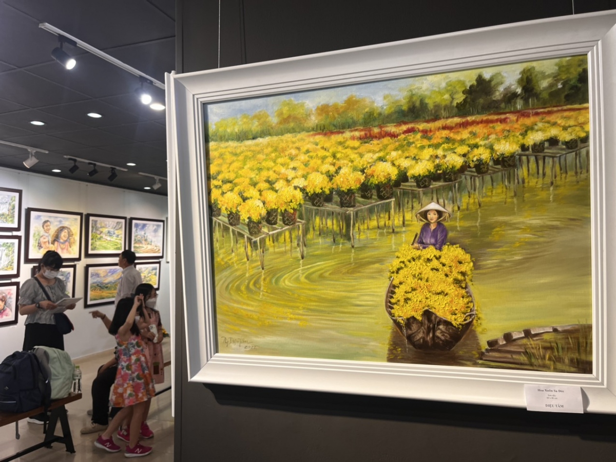 Ouverture de l exposition Printemps en moi à Ho Chi Minh-Ville