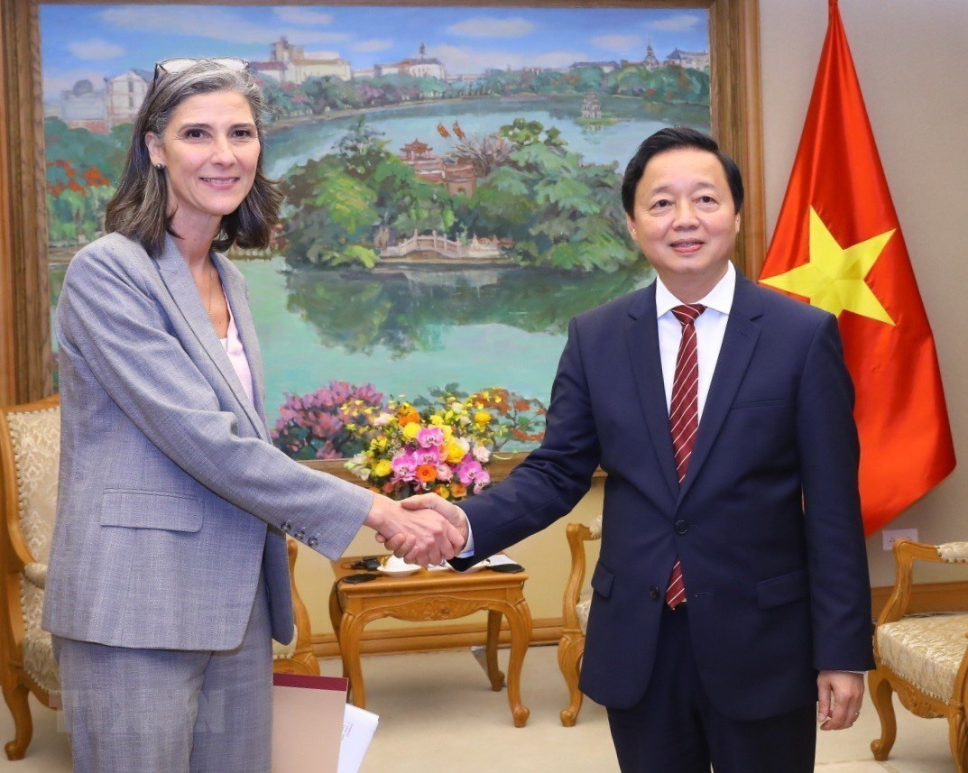 Le vice-PM Tran Hong Ha reçoit des responsables du PNUD et de l’USAID-Vietnam