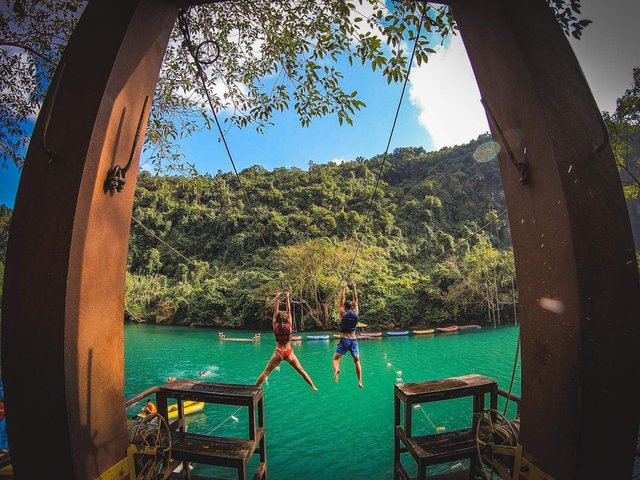 La tyrolienne de Phong Nha - Ke Bang parmi les plus spectaculaires d Asie