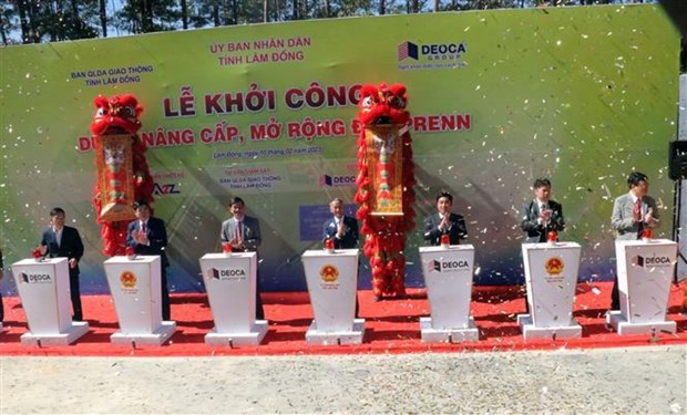 Début des travaux de mise à niveau du col de Prenn à Da Lat