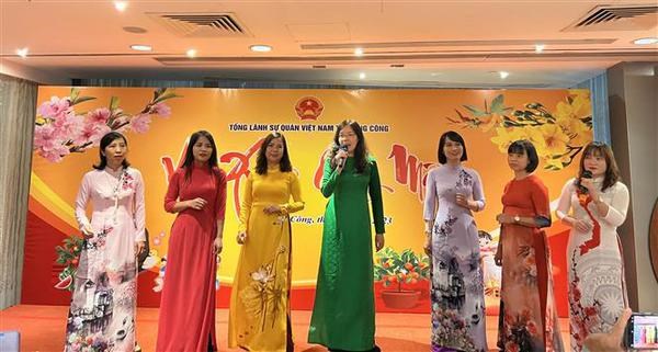 La communauté vietnamienne à Hong Kong se rassemblent pour le Têt