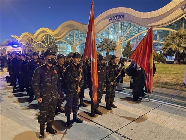 Séisme en Turquie la mission de l’Armée vietnamienne arrive à Hatay