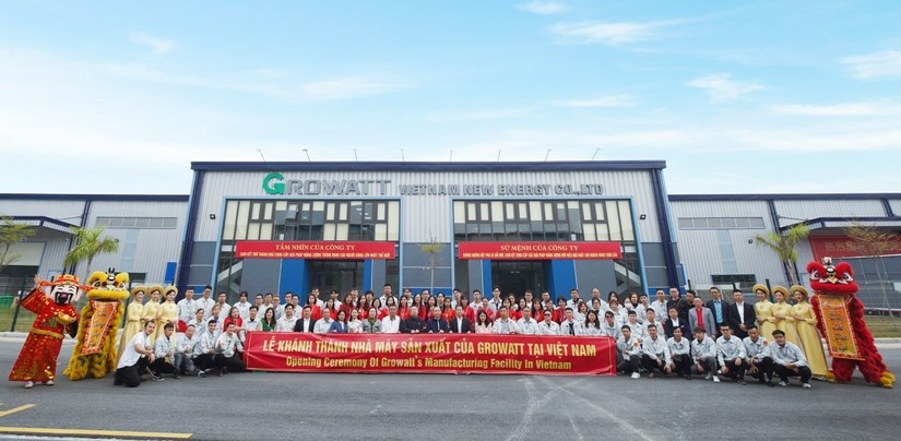 Onduleurs le 5e géant mondial Growatt inaugure une usine à Hai Phong