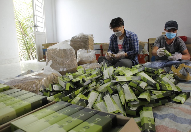 L exportation de feuilles de bambou et de bananier rapporte des millions de dollars