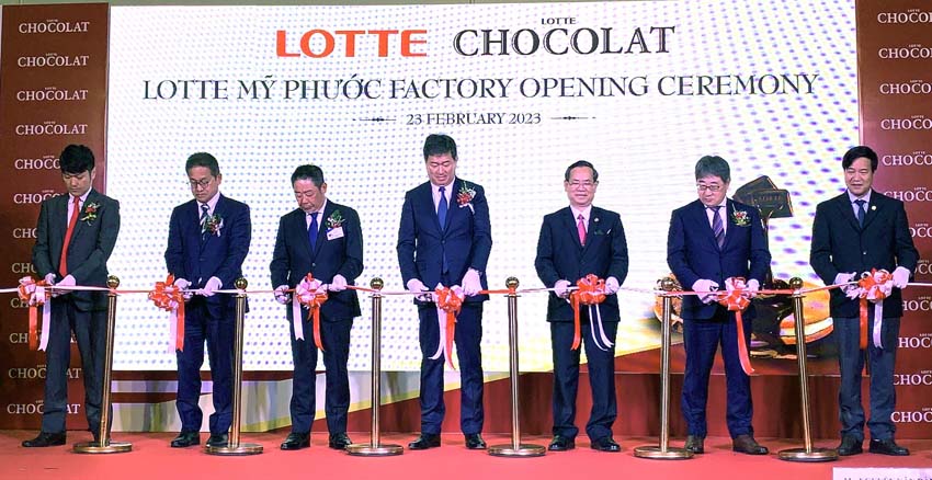 Inauguration de la 2e usine Lotte à Binh Duong