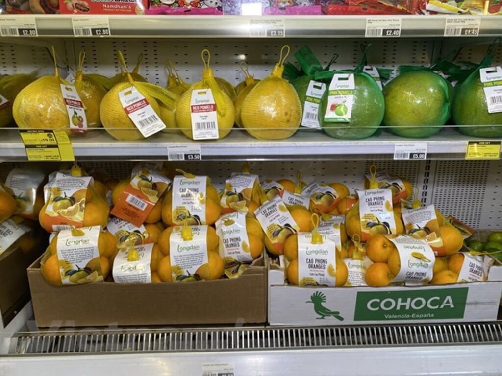 Les oranges Cao Phong ont la cote sur le marché britannique