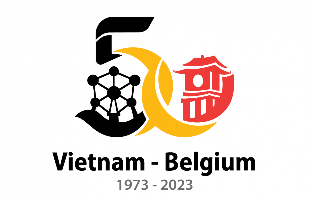 Présentation du logo pour célébrer les 50 ans des relations diplomatiques Vietnam-Belgique