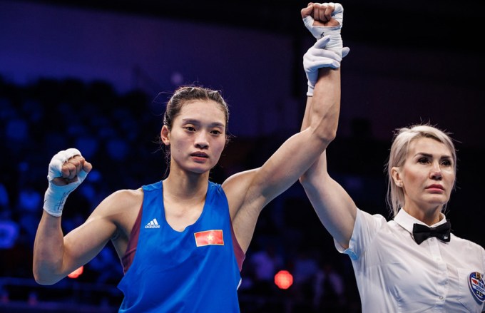Boxe La boxeuse vietnamienne Nguyen Thi Tâm accède aux demi-finales des championnats du monde