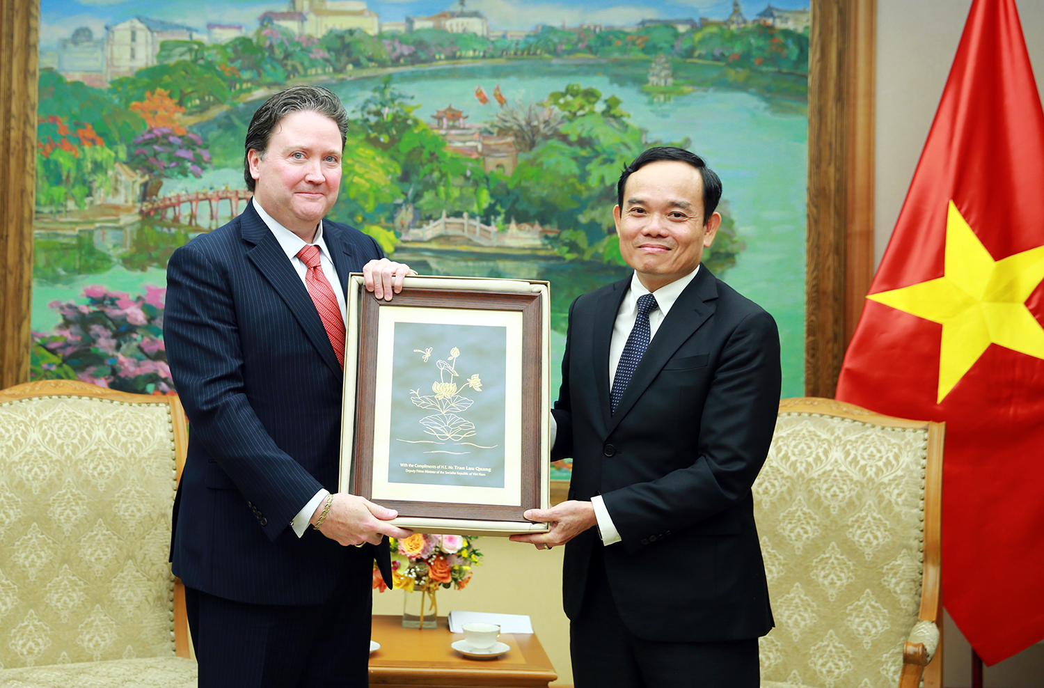 Le vice-PM Tran Luu Quang reçoit l’ambassadeur des États-Unis