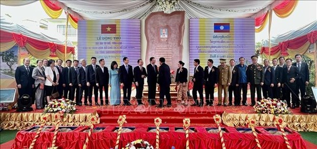 Lancement du projet de restauration de la zone des vestiges du Président Ho Chi Minh à Savannakhet