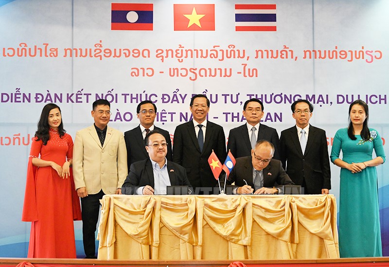 Forum de promotion des liens économiques Vietnam-Laos-Thaïlande