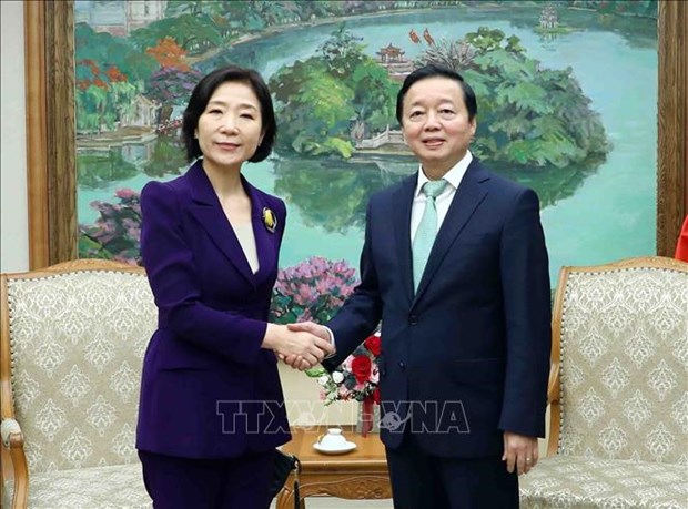 Le vice-PM Trân Hông Ha reçoit l ambassadrice de République de Corée au Vietnam