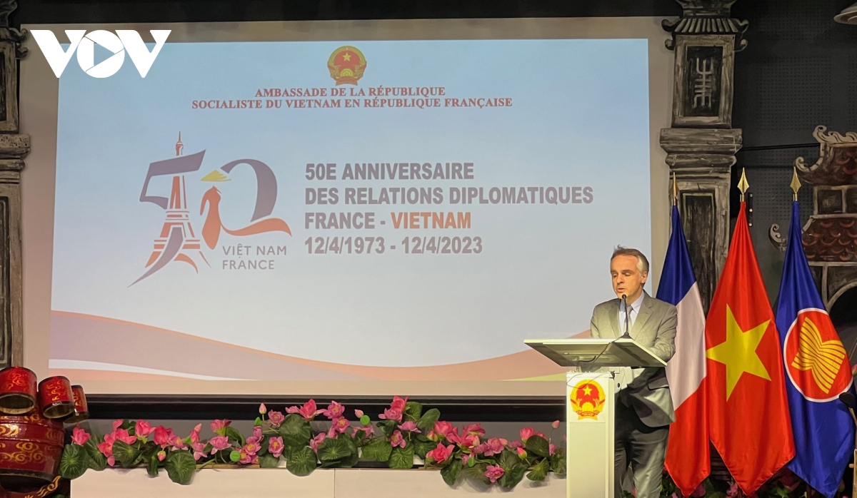 Célébration des 50 ans de relation diplomatique Vietnam-France à Paris