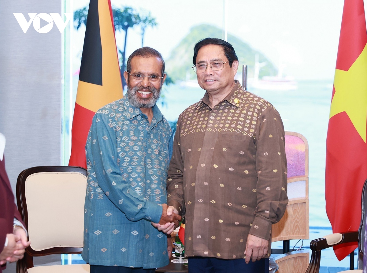 Sommet de l ASEAN Rencontre entre le Premier ministre vietnamien et son homologue du Timor Leste