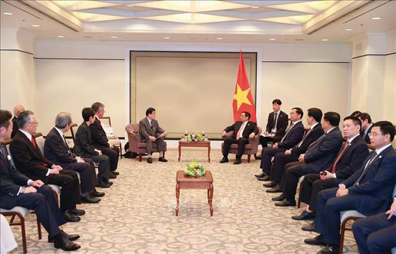 Le PM reçoit les dirigeants des Associations d amitié Japon-Vietnam