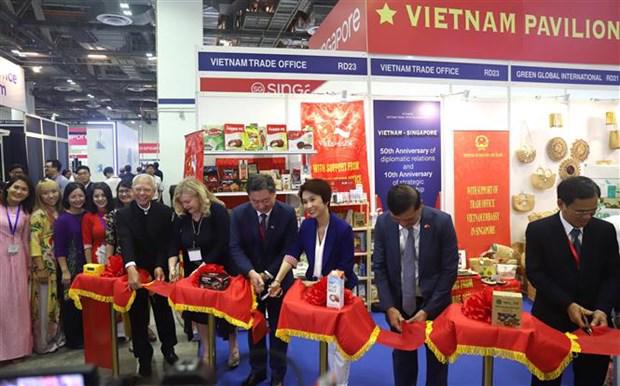 Le Vietnam à une exposition du thé, du café et de la confiserie à Singapour