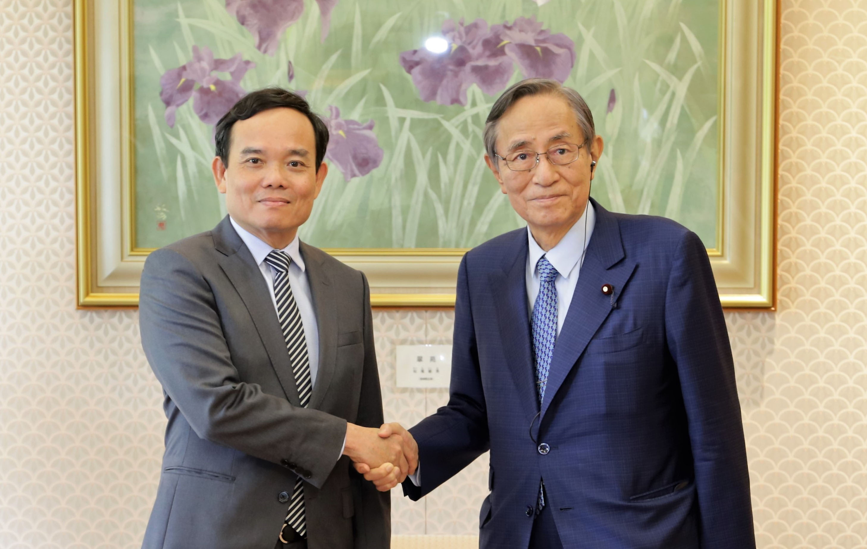 Activités du vice-Premier ministre Tran Luu Quang au Japon