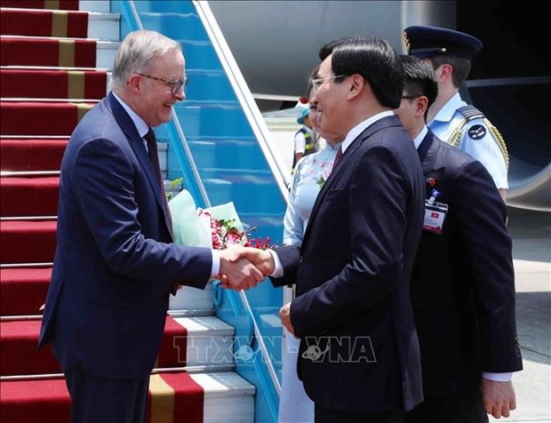 Le Premier ministre australien entame sa visite officielle au Vietnam