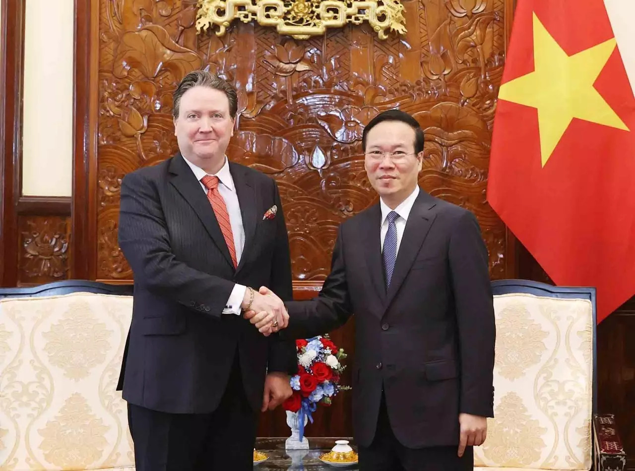 Le président Vo Van Thuong reçoit l ambassadeur des États-Unis au Vietnam