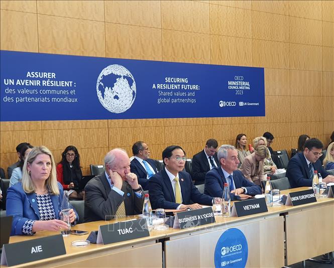 Le Vietnam présente sa vision à la réunion ministérielle de l’OCDE à Paris