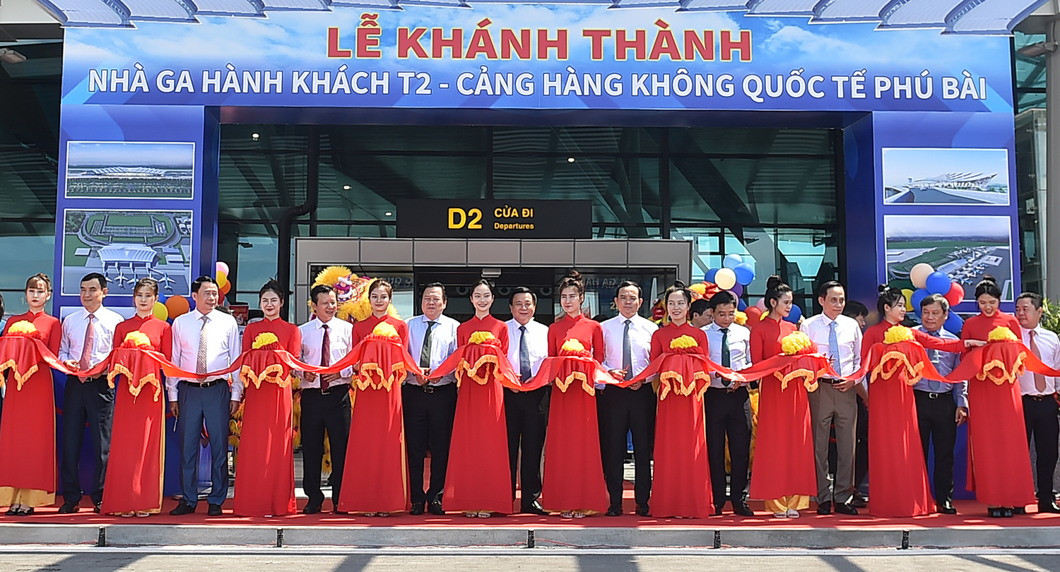 Inauguration du terminal T2 de l aéroport international de Phu Bai