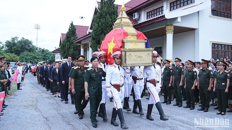 Rapatriement des restes de soldats vietnamiens tombés au Laos