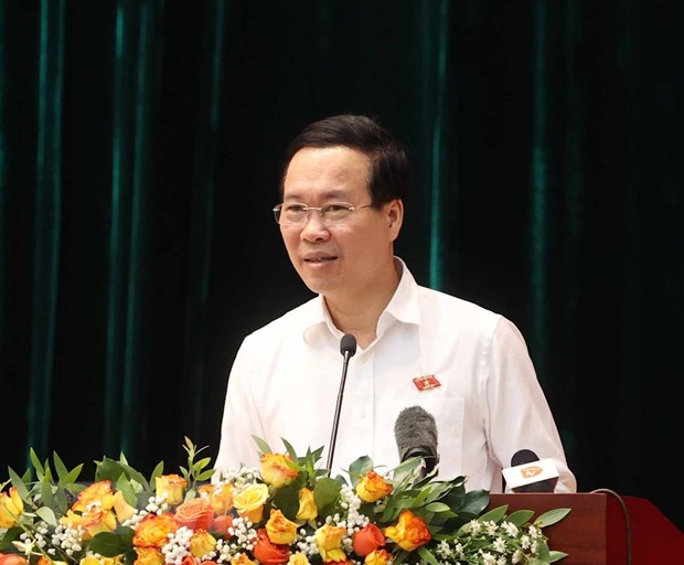 Le président Vo Van Thuong à l’écoute des électeurs de Da Nang