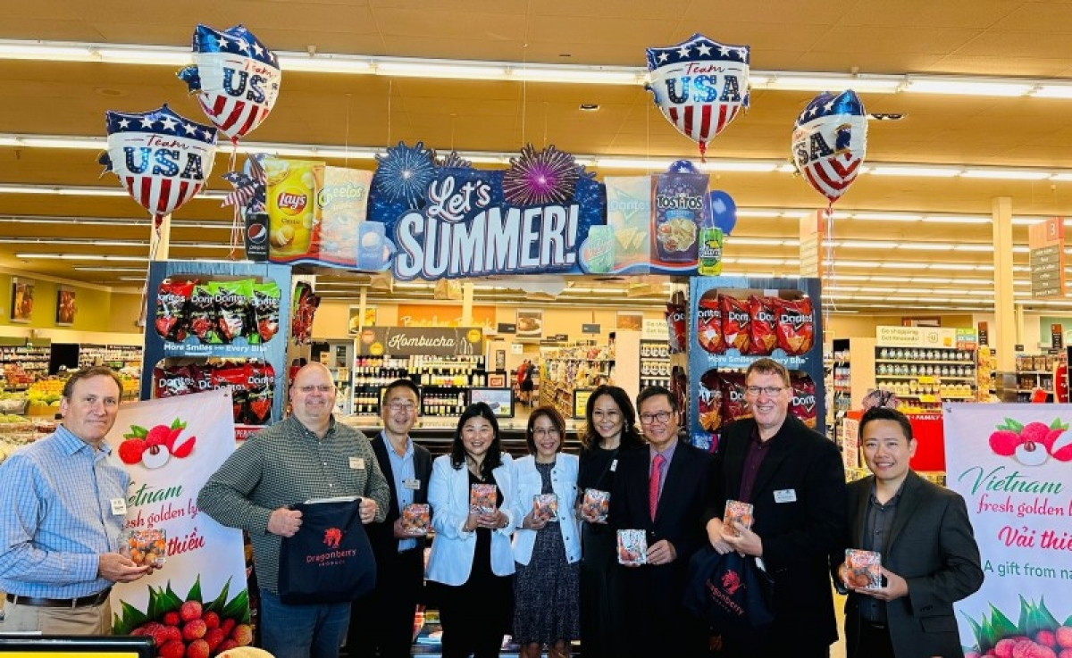 Le litchi frais vietnamien débarque dans les rayons des supermarchés américains