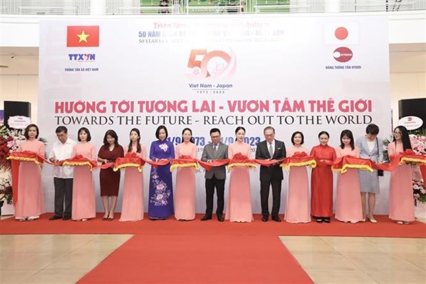 La VNA et la Kyodo News célèbrent en grand format les liens Vietnam-Japon