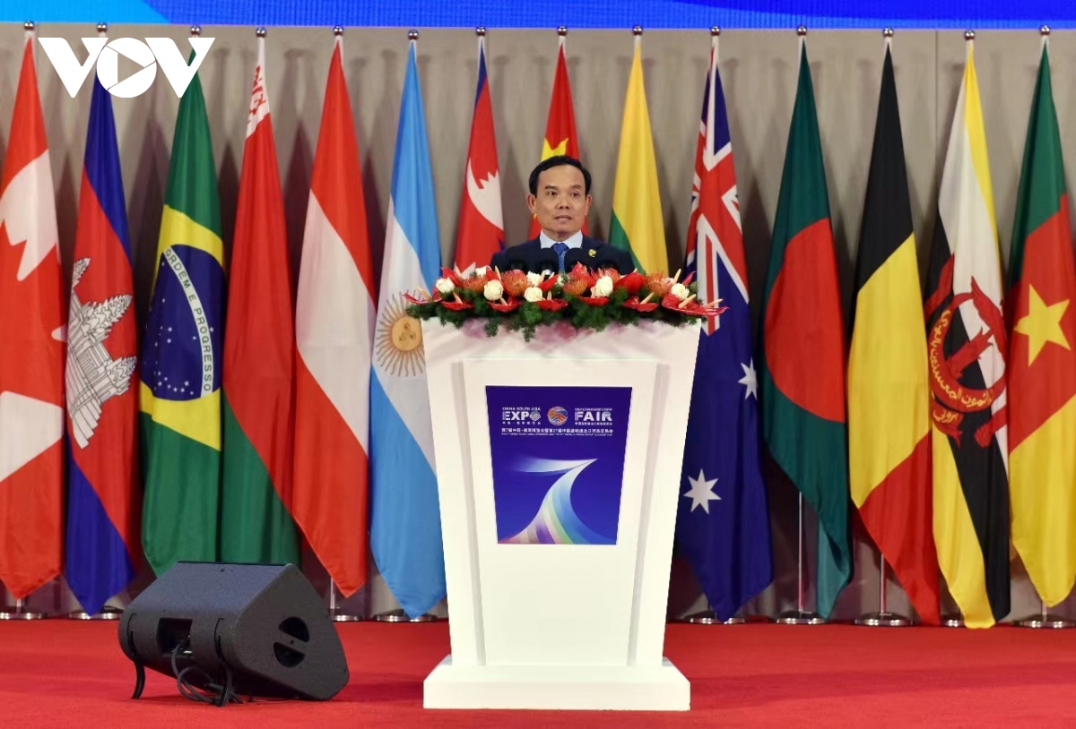 Le vice-Premier ministre Trân Luu Quang assiste à l’Exposition Chine-Asie du Sud