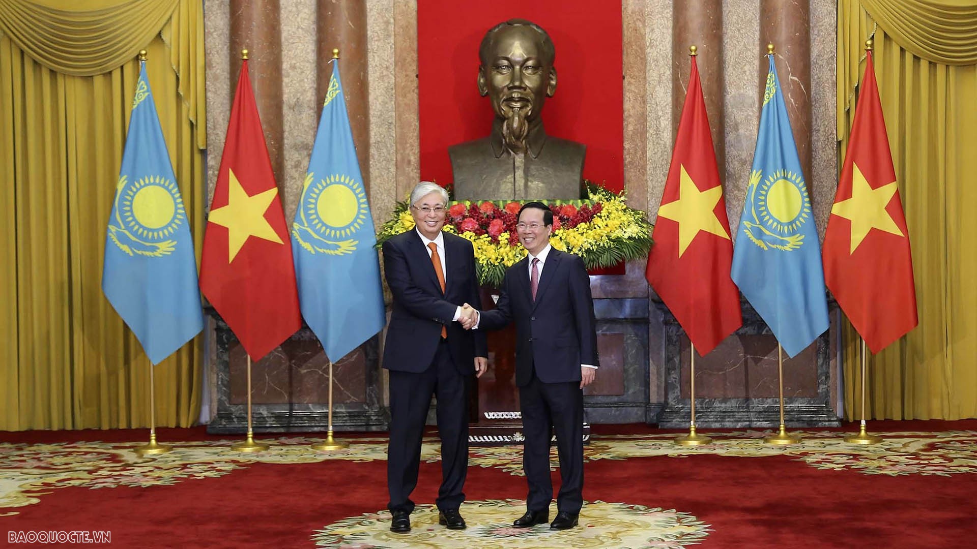 Communiqué de presse conjoint sur la visite officielle au Vietnam du président du Kazakhstan