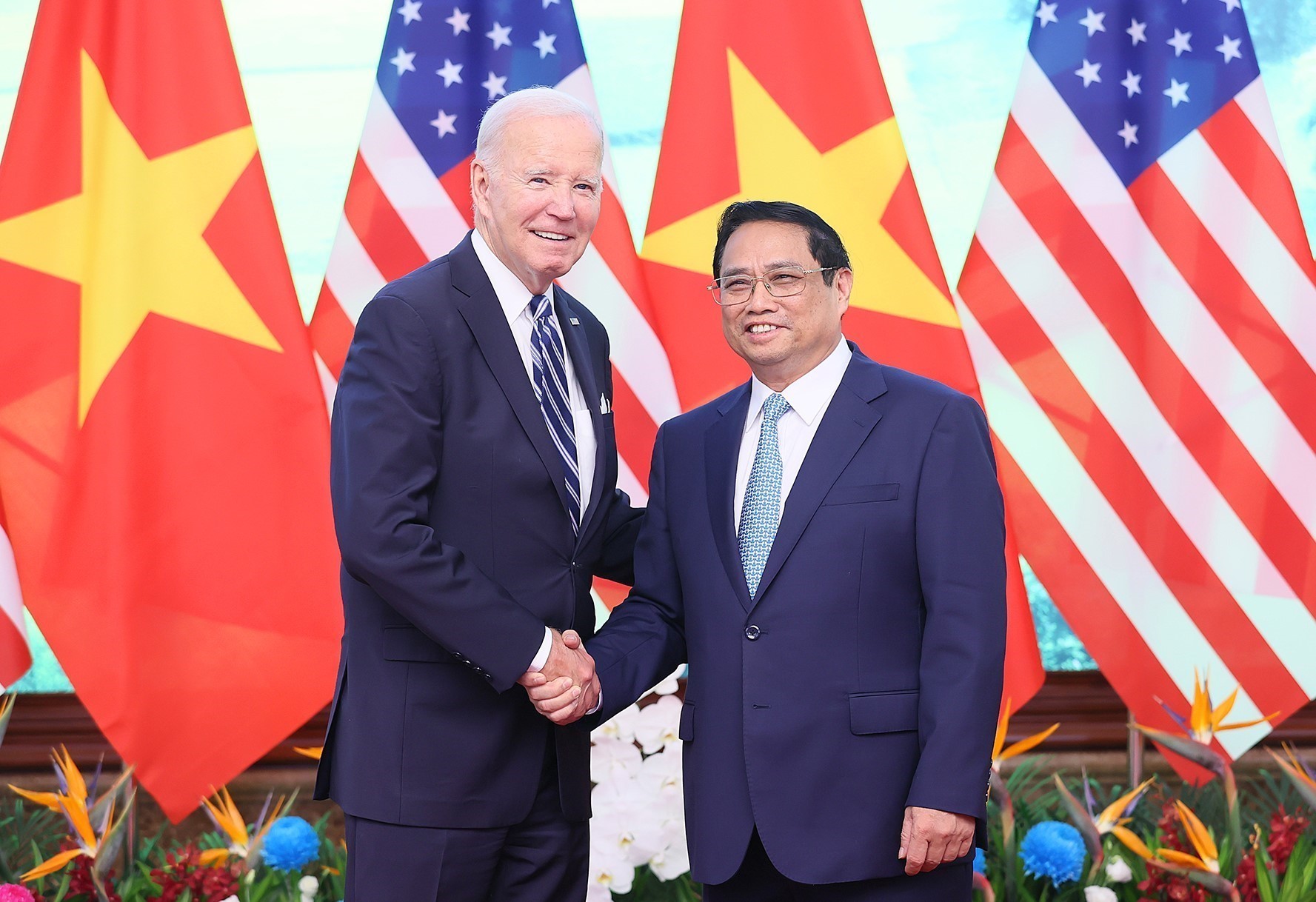 Le Premier ministre Pham Minh Chinh rencontre le président américain Joe Biden