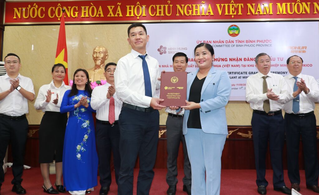 Une entreprise chinoise investit 500 millions d USD à Binh Phuoc